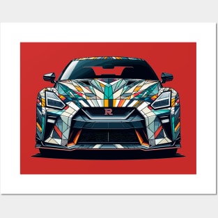 Nissan GTR Posters and Art